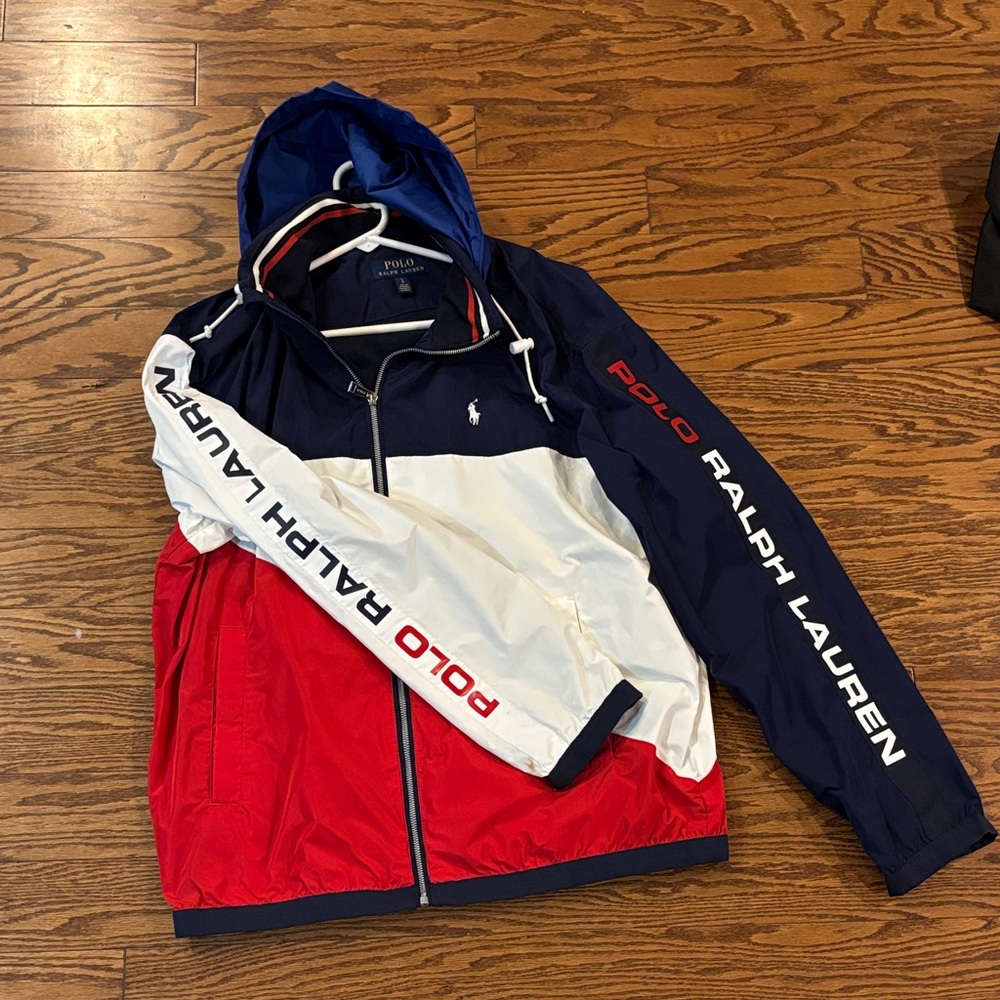 Polo by Ralph Lauren Red, White, and Blue Jacket